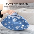 thumbnail image 5 of Ryvnso Satin Pillowcase Snowflake Bows Pillow Cases Standard Size 26x20in, 5 of 6
