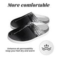 thumbnail image 6 of Fotbe Monochrome Leopard Horse Pattern Women's Fuzzy Curly Fur Memory Foam Loafer Slippers Indoor Outdoor Slippers Winter Home Shoes-42/43, 6 of 7