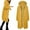 Yellow, variant on Women's Jacket Warm Hooded Zip Up Coat Soft Casual Lightweight Winter Fashion Outerwear Top Comfortable Cozy