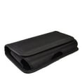 thumbnail image 3 of For Nokia G400 5G Pouch Case Universal Horizontal Canvas with Belt Clip Loop Holster Military Grade Cell Phone Holder Cover - Black, 3 of 8