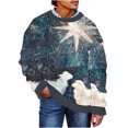 thumbnail image 2 of Christmas Sweaters for Men Men's Sweaters Men's Christmas Pattern Christmas Cozy Sweater Long Sleeve Crew Neck Top, 2 of 5