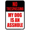 thumbnail image 1 of Placa Metal Vintage Cuidado Con Mi Perro Pintura Hierro Rectangular 30x40cm, 1 of 9