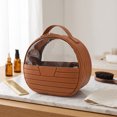 thumbnail image 5 of HUISZJ Large Capacity Makeup Bag, Waterproof Transparent Organizer Bag, Portable Cosmetic Bag for Bathroom Home Travel, Style 1, 5 of 6