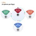 thumbnail image 3 of Uxcell Acrylic Magnetic Office Privacy Sign Adhesive Label for Office Conference 5.9 x 0.2 inch White, 3 of 6