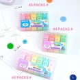 thumbnail image 6 of Yhmxh 4 Colors Cute Rabbit Mini Highlighter Pen, Aesthetic Pastel Colored Highlighters Markers Highlighters, Macaron Colors Chisel Tip, Cartoon Marker Pens for Study Notes Office, DIY Crafts, 6 of 6