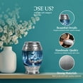 thumbnail image 3 of SABURIAL Unicorn Urn - Adult Small Cremation Urns For Human Ashes - Little Burial Urns For Male & Female Ash - Mini Urn For Ashes For Women - 3 Inch Set Of 4, 3 of 7