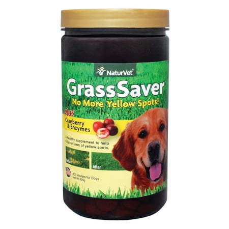 UPC: 0797801034272 | NaturVet GrassSaver Plus Enzymes for Dogs  300 Chewable Wafers