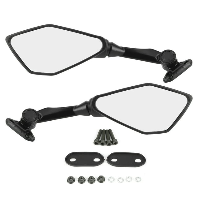 Par de espejos retrovisores de motocicleta con accesorio de montaje apto para Honda CBR900 CBR919 CBR929 CBR954 Jadeshay A