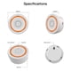 thumbnail image 4 of Sensor de alarma de luz de sonido inalámbrico WiFi sirena ZigBee Tuya para vida inteligente Ndcxsfigh Libre de BPA, 4 of 4