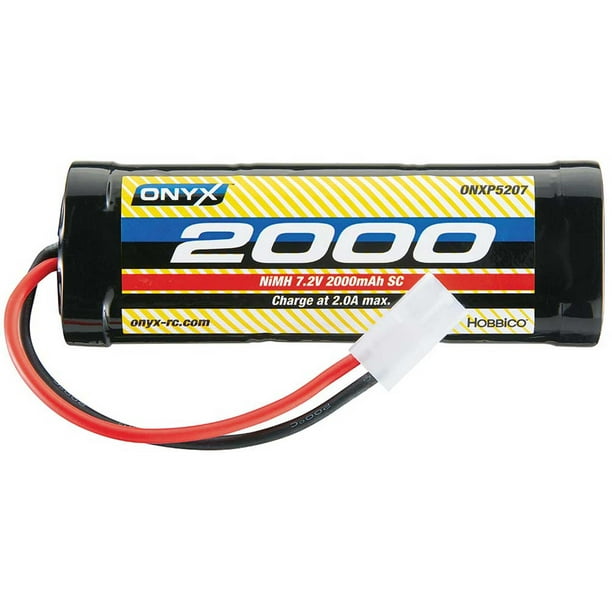 Onyx 7.2V 2000mAh 6Cell SubC Stick NiMH Battery Tamiya Connector, ONXP5209