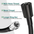 thumbnail image 6 of Super Flex Pressure Washer Hose, 5800 PSI 20 FT 50 FT x 1/4 Kink Resistant High Pressure Hose, Power Washer Hose, Heavy Duty M22-14mm x 3/8" Quick Connect, 6 of 11