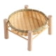 thumbnail image 1 of Cesta de bambú tejida, cesta decorativa para pan, ideal para el desayuno, la cocina y el hogar. 18cm, 1 of 9