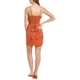 thumbnail image 2 of LeRumi BRONZED Women's Sienna Button-Detail Mini Dress, L, 2 of 2