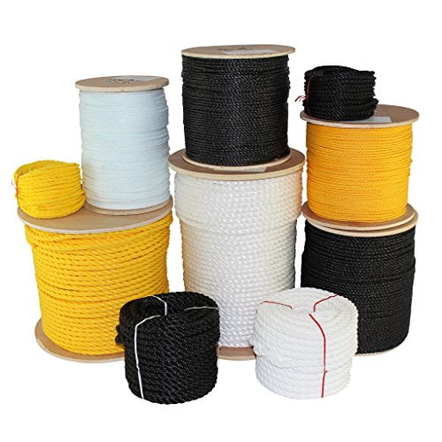 Sgt Knots Twisted Polypropylene Rope 1 2 Inch Floating Polypro Moisture Chemical Oil Rot Uv Acid Alkalis Resistant Walmart Canada