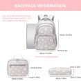 thumbnail image 2 of Mochila Armbq con estampado de margaritas para niñas, con bolsa de almuerzo y estuche para lápices, 2 of 7