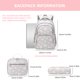 thumbnail image 2 of Mochila Armbq con estampado de margaritas para niñas, con bolsa de almuerzo y estuche para lápices, 2 of 7