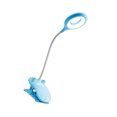 thumbnail image 4 of Lámpara de mesa Luz de lectura LED flexible de 6 W Luz de clip de protección ocular, carga y potencia de dirección, azul kenally HA005011-03B, 4 of 6