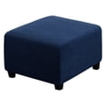 thumbnail image 1 of CHOK 2024 Lapalife Stretch Ottoman Covers Square Ottoman Slipcovers Footstool Cover (L  Gray), 1 of 6