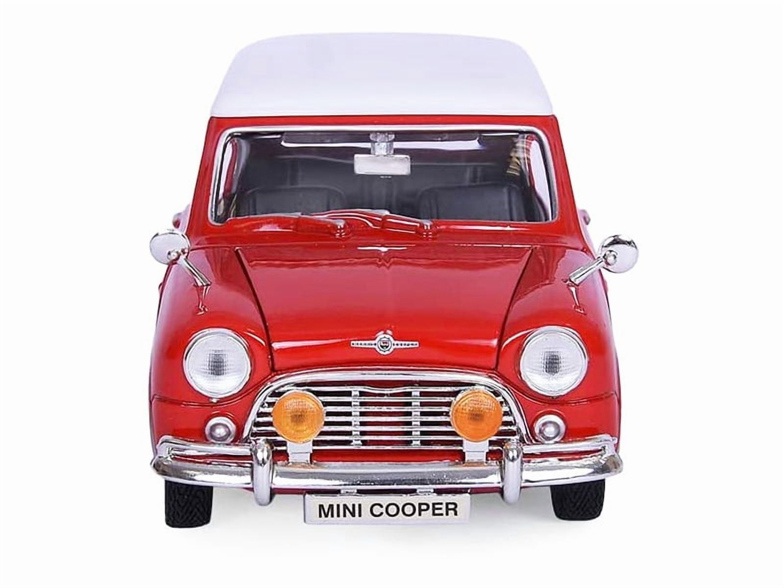 1961-1967 Morris Mini Cooper Red with White Top 