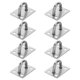 thumbnail image 1 of Houderco 8Ud Gancho De Para Y Swing Con De Acero Inoxidable Resistente Plata, 1 of 6