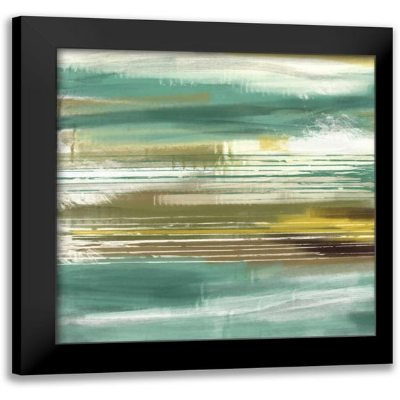 Alvarez, Cynthia 12x12 Black Modern Framed Museum Art Print Titled - Cynthia Lines 1