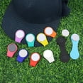 thumbnail image 3 of 2Pcs Golf Hat Clip Magnetic Adsorption Rustproof Removable Waterproof Silicone Magnetic Ball Mark Hat Clip Golf Sport, 3 of 7