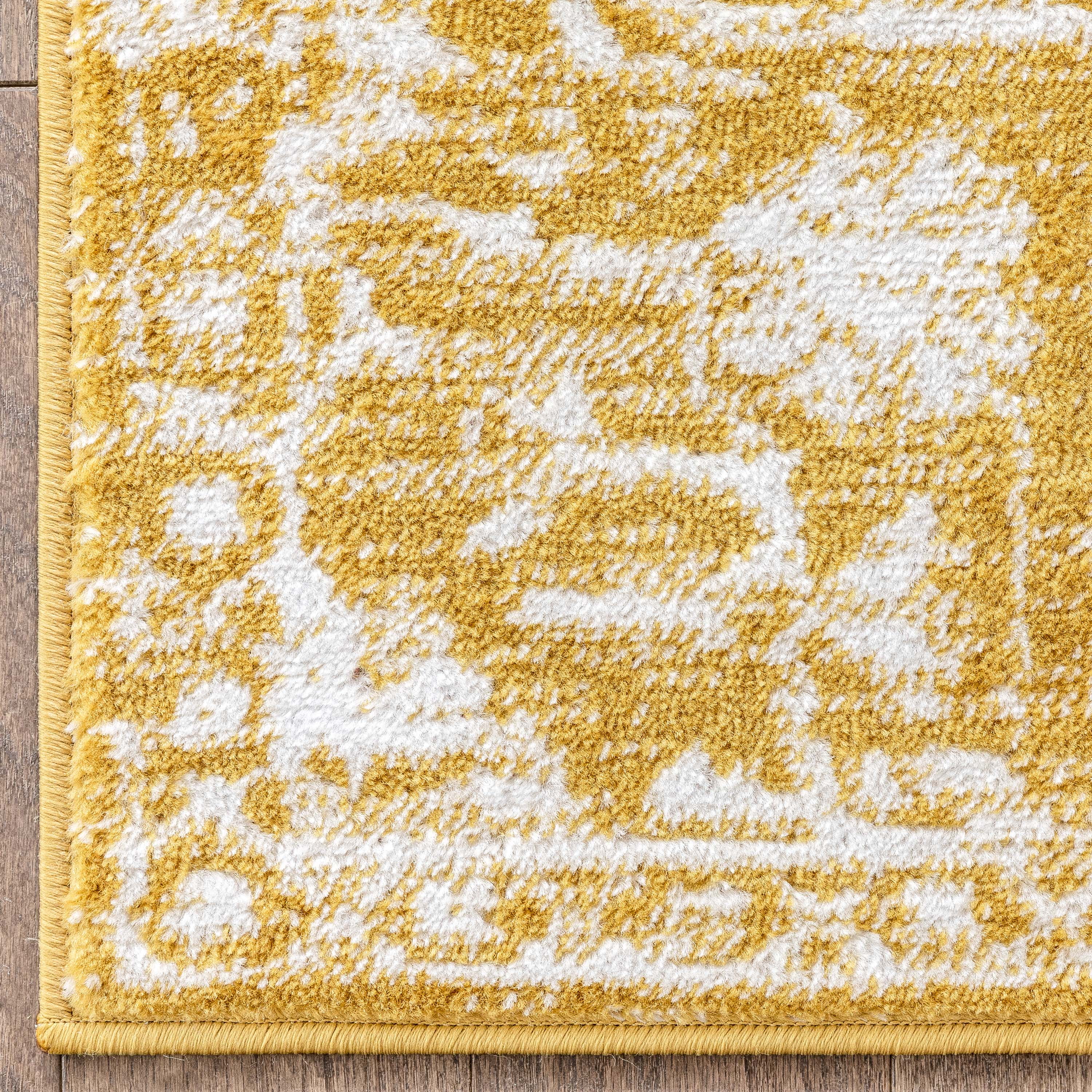 Well Woven Dazzle Disa Vintage Oriental Medallion Gold 7'10" x 9'10" Area Rug