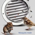 thumbnail image 5 of Elegant Round Sturdy Stainless Steel Soffit Ventilation Grille with Builts In Bathroom Home Accessory for Apartments, 5 of 5