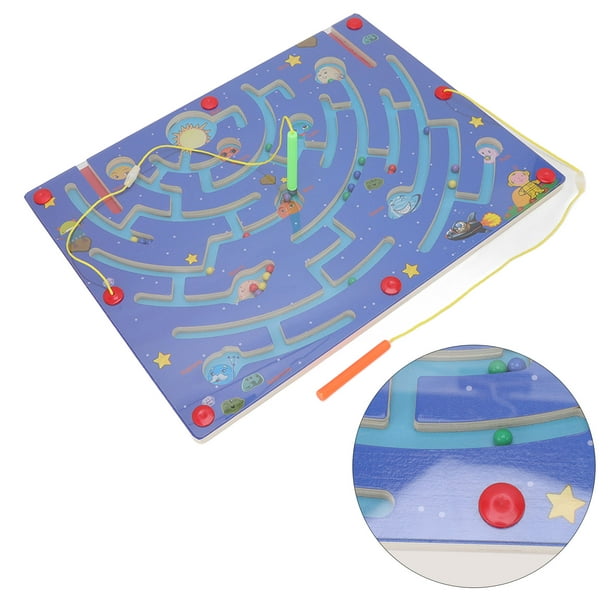 Puzzle Activity Magnet Toys, Magnetic Maze Board Game All In One For  Outdoors 9 Planets Maze