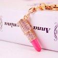 thumbnail image 4 of Cute Crystal Lipstick Style Keychain Bling Bling Rhinestone Car Key Decoration Blingbling Key Purse Keyring for Bag Wallet Handbags Backpack, 4 of 4