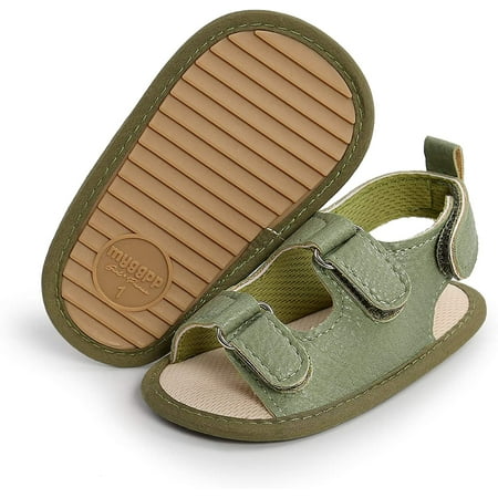 

Baby Boys Girls Sandals Premium Infant Summer Outdoor Shoes PU Lightweight Soft Anti-Slip Sole Toddler Prewalker