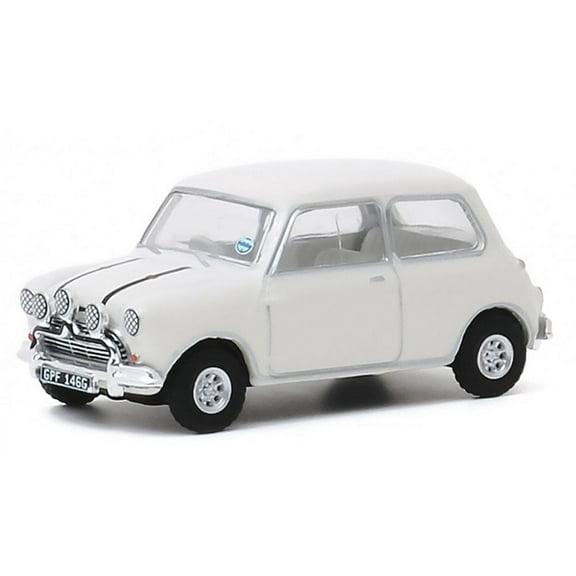 Austin 1967 Mini Cooper S 1275 MKI, The Italian Job (1969) - Greenlight 44880C/48 - 1/64 scale Diecast Model Toy Car