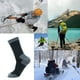thumbnail image 5 of Medias Calcetines transpirables impermeables Senderismo al aire libre Senderismo Calcetines impermeables (Negro L), 5 of 8