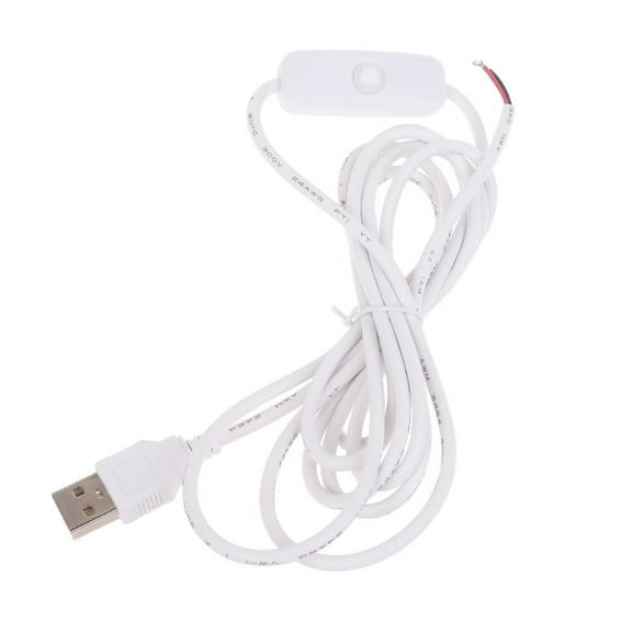 USB LED Strip Light Inline On/Off Switch Cable Convenient USB Power Cable with On/Off Switch for Easy Control Cable