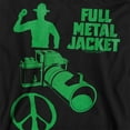 thumbnail image 2 of Full Metal Jacket Camera Unisex Adult Crewneck Sweatshirt (Medium) Black, 2 of 5