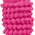 thumbnail image 3 of GERVRA Women’s Extra Long Heavy Slouch Socks – 100% Cotton, Made in USA, One Size 9–11, Retro 80s Style (Fuschia), 3 of 6