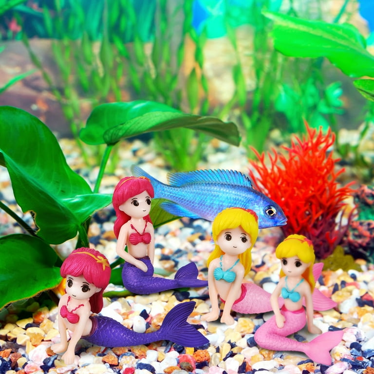 mermaid aquarium toy