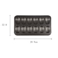 thumbnail image 3 of Olla antiadherente, bandeja para hornear pasteles de concha de 12 orificios Bandeja para hornear antiadherente de chocolate, para hornear Herramientas para hornear Xemadio 2033907, 3 of 9