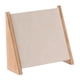 thumbnail image 4 of Expositor de madera con 10 ganchos para collares y colgantes, organizador de joyas Terciopelo Beige, 4 of 9