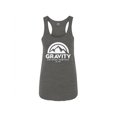 thumbnail image 1 of Gravity Outdoor Co. Womens Racerback Tank - White Logo - Eco Grey - L, 1 of 1