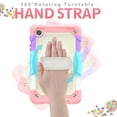 thumbnail image 7 of TOP SHE Case for 2021 Samsung Tab A7 Lite 8.7", Galaxy Tab A7 Lite 8.7 Inch Case (SM-T220/T225) - Shockproof Rugged Cute Case with Screen Protector/ Kickstand/ Hand/Shoulder Strap (Colorful Pink), 7 of 7