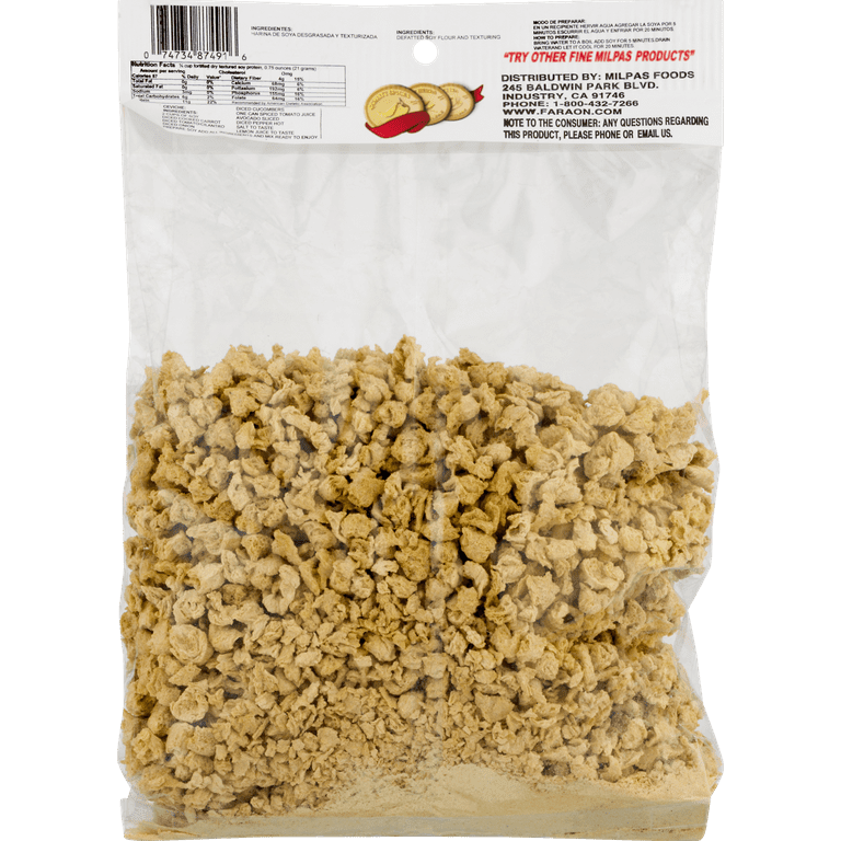 Soy Protein Crispies 60% protein content 1000g - from Zimmermann