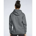 thumbnail image 3 of Adult Softstyle Fleece Pullover Hooded Sweatshirt - CHARCOAL - XL, 3 of 5