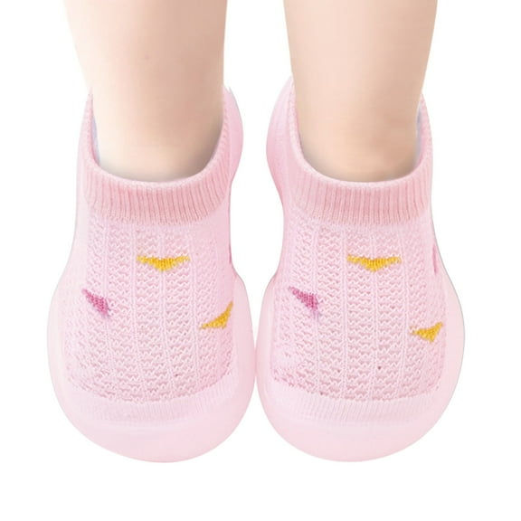 Toddler Girl Shoes Socks Shoes Breathable Mesh The Floor Socks Non Prewalker Shoes Boys Sneakers,Size 6 Months-12 Months