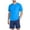 Sky Blue, variant on StSilkitty Mens 2 Piece Tracksuit Sets Solid Color Short Sleeve Crewneck T Shirts and Shorts Outfits Running Athletic Set