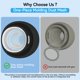 thumbnail image 4 of Almohadillas de repuesto compatibles con AirPods Pro de Pogelan, 4 of 6