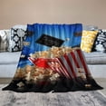 thumbnail image 2 of BCIIG Movie Theater Theme Throw Blanket,Cinema Ticket Filmstrip Popcorn Fleece Blanket for Bedroom Decor,Movie Night Super Soft Blanket for Sofa Couch for All Seasons,Queen 40x50in, 2 of 6