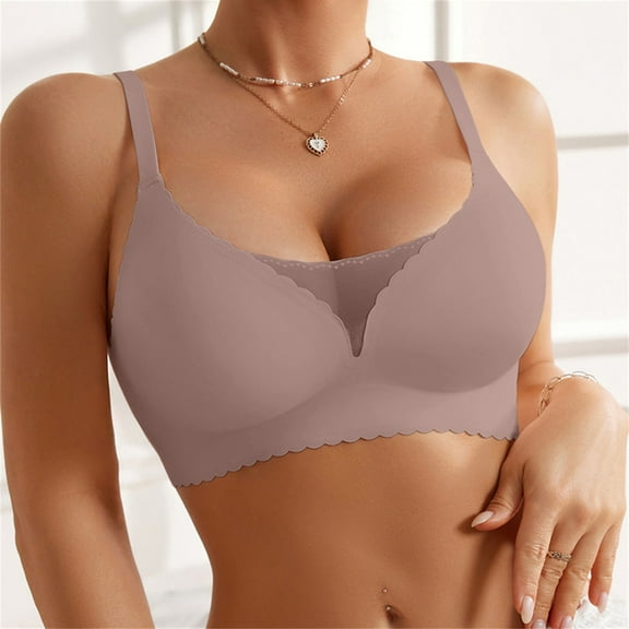 WCJM Workout Yoga Top Coffee Women Racerback Sports Bras Women's Cotton Underwear (S)