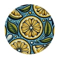 thumbnail image 2 of PIKWEEK Fresh Lemon Citrus Fitted Round Table Cover with Elastic Protector Table Kitchen Dinner Waterproof Oil-Proof Tablecloth, 2 of 7