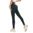 thumbnail image 5 of KingShop Womens Leggings High Waist Yoga Pants Tummy Control Slimming Textured Stretchy Workout Running Butt Lift Tights, 5 of 8
